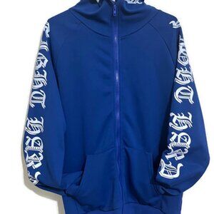 💫3 for $10 SHEIN Blue Lightweight Shirt Jacket Hoodie